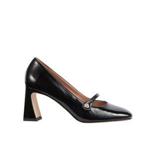 L.K. Bennett Cissy Mary Jane Black Patent Courts